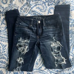 American Eagle distressed jeans